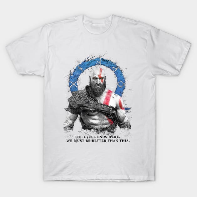 Kratos T-Shirt by Gonpachiro